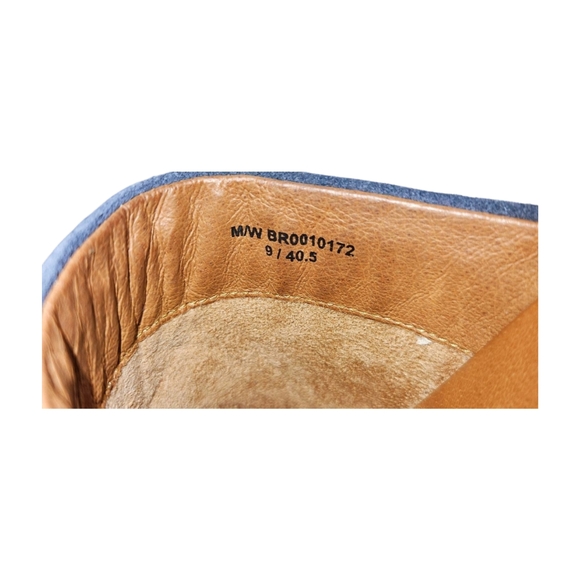 Born NWOT Women’s Size 9 Bandy Blanket Knit Southwest Print Clogs Aztec Blue - Picture 7 of 8